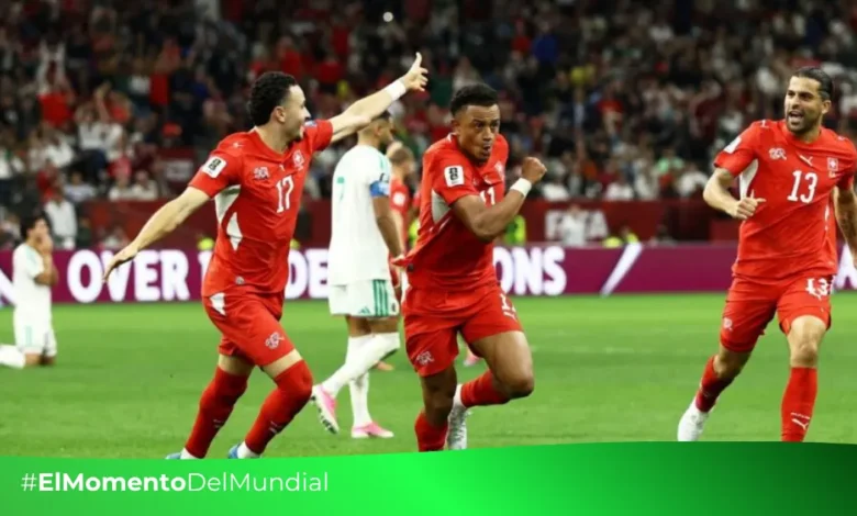 suiza a octavos de final, derrota 2 0 a argelia