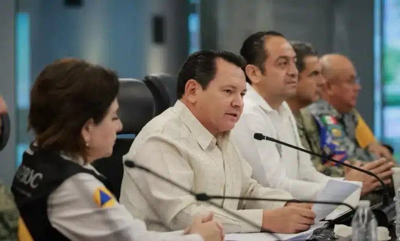 yucatán instala puesto de comando para reforzar la respuesta ante ciclones tropicales