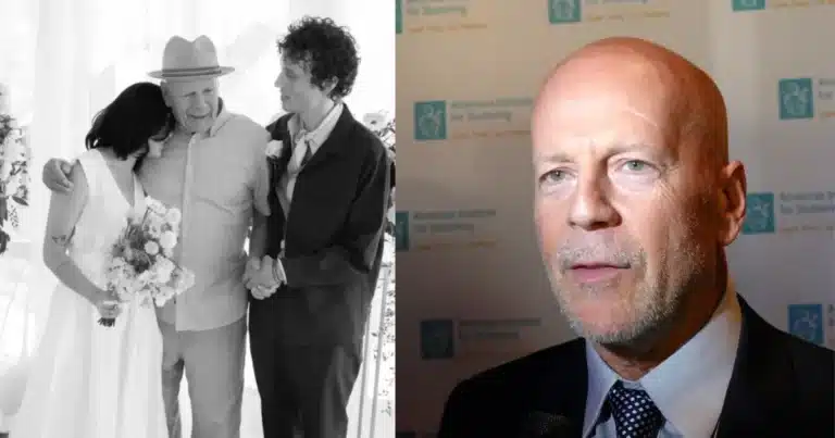 bruce willis acompaña a su hija tallulah en su boda