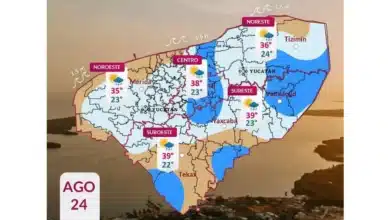 calor de hasta 39 grados y lluvias dispersas se esperan este lunes en yucatán