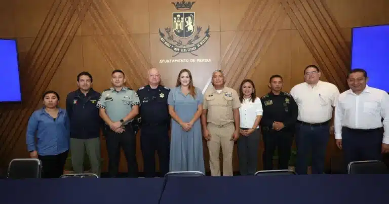 cecilia patrón destaca coordinación entre autoridades para reforzar la seguridad en mérida