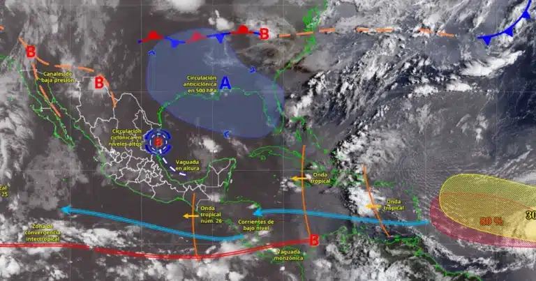 clima en méxico hoy 13 de agosto lluvias y calor extremo