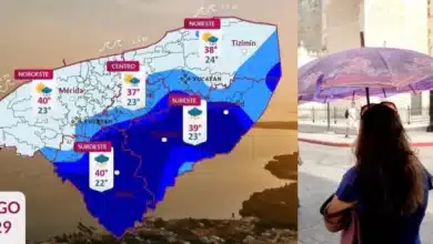 Clima en Yucatán este sábado 29 de agosto: calor de 35 grados y lluvias
