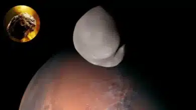 Cómo el impacto de un asteroide remodeló a Deimos y transformó la luna de Marte (Foto UAE)