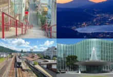 El viaje de Taki y Mitsuha descubre los destinos reales que inspiraron el mundo de Your Name (Fotos @shnimohus, Expedia, TripAdvisor y Wikipedia)