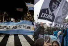 Protesta en Argentina por Ley de propiedad, señalan futuros despojos (Fotos de internet)