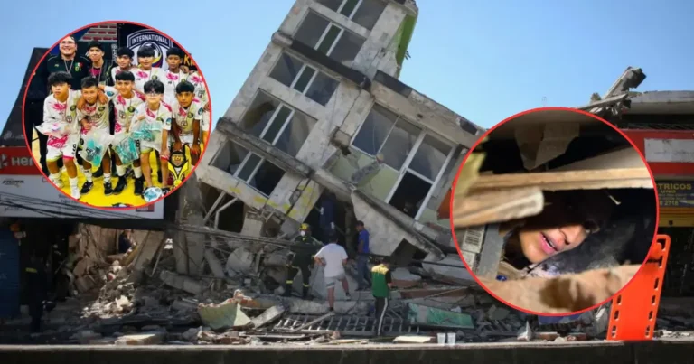 Terremoto de 7.4 en Colombia: rescates y un equipo infantil mexicano varado (Fotos de internet)