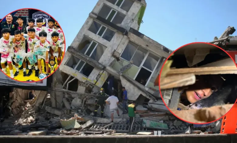 Terremoto de 7.4 en Colombia: rescates y un equipo infantil mexicano varado (Fotos de internet)