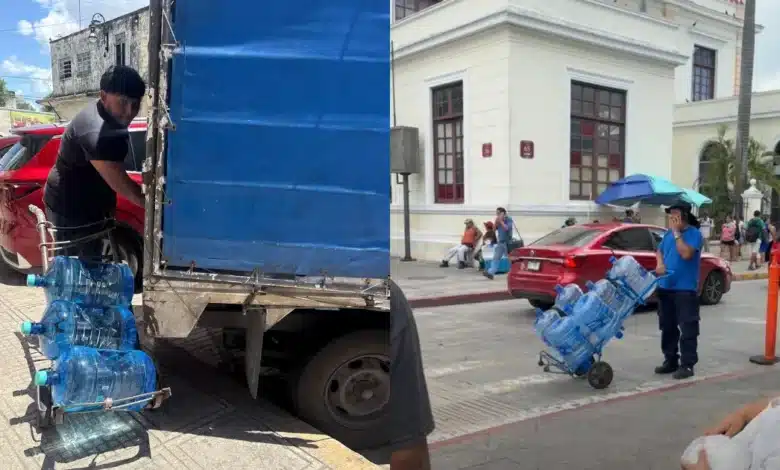 Incremento del consumo de agua en Mérida (Foto de Darcet Salazar)