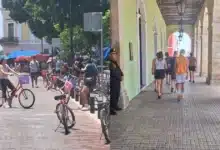 Turistas en Mérida (Foto de Darcet Salazar)