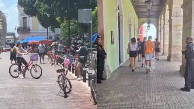 Turistas en Mérida (Foto de Darcet Salazar)