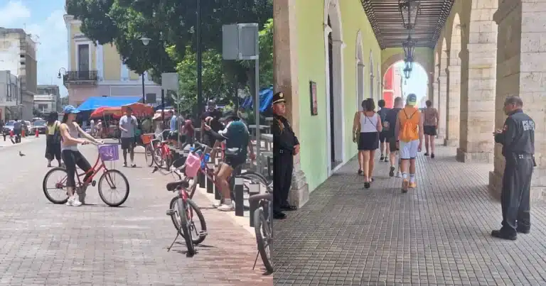Turistas en Mérida (Foto de Darcet Salazar)
