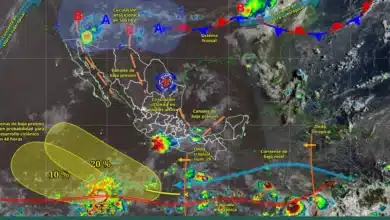 Pronóstico del clima: onda tropical núm. 29 generará fuertes lluvias (Imagen de Conagua)