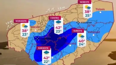 Clima hoy en Yucatán: se espera fuerte lluvia y calor (Foto de Prociby)