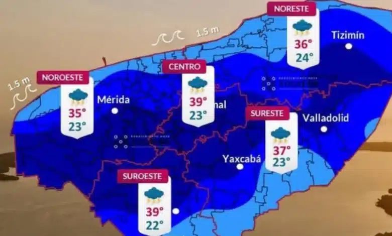 Se prevé lluvias muy fuertes y rachas de viento este domingo (Imagen de Procivy)