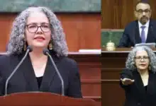 Graciela Domínguez asume como gobernadora interina de Sinaloa tras salida de Rocha Moya (Fotos Yarelci Sánchez.Redes sociales)