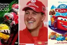 gran premio de italia f1 ferrari, schumacher y rayo mcqueen llegan a monza