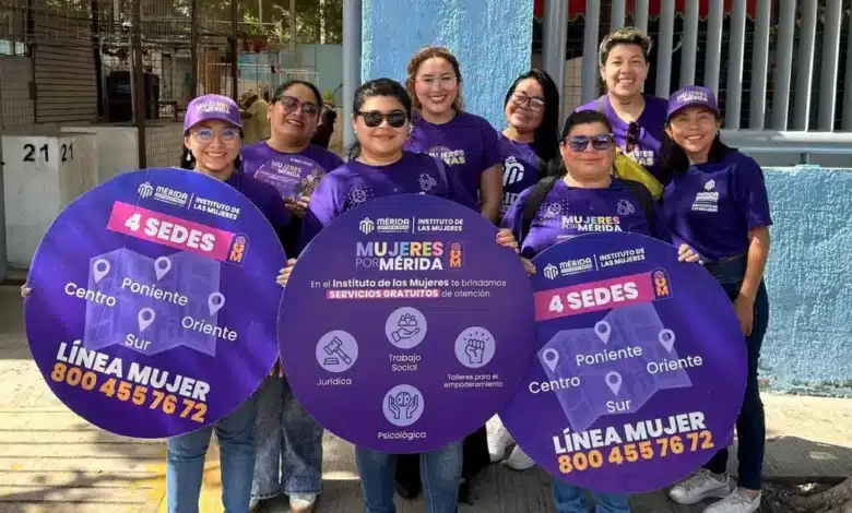 instituto de las mujeres de mérida casi alcanza la atención brindada durante todo 2025