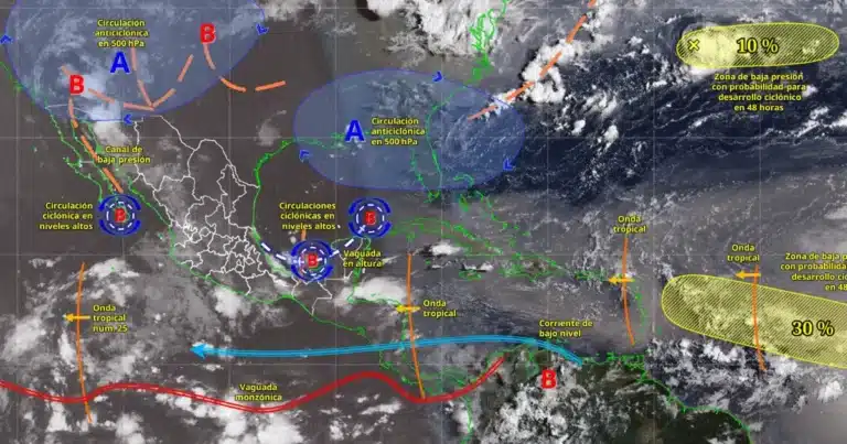 lluvias puntuales intensas en sonora y otros estados este 11 de agosto