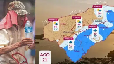 lluvias y calor extremo marcarán este viernes en yucatán