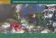 # Lluvias muy fuertes afectarán a varias regiones de México este lunes