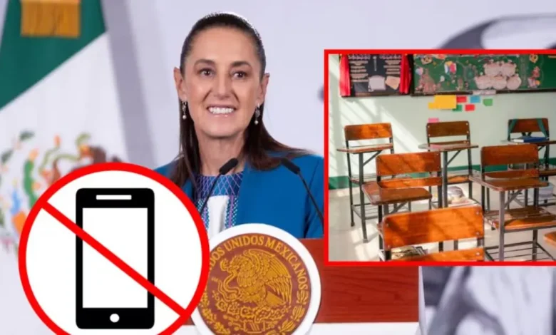 sheinbaum propone restringir celulares en escuelas en méxico