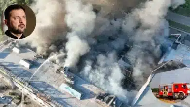 Ucrania promete represalias tras ofensiva con drones rusos contra centro comercial en Krivi Rig (Fotos Oleksandr Hanzha y N+)