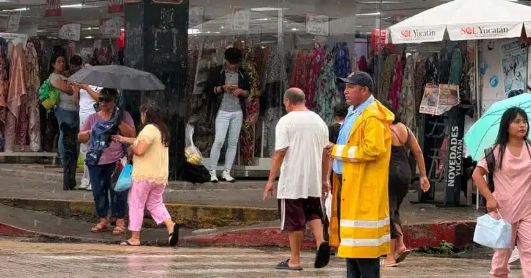 Yucatán se prepara para sábado de tormentas, rayos y fuertes rachas de viento