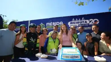 celebran 20 años de la bici ruta de mérida