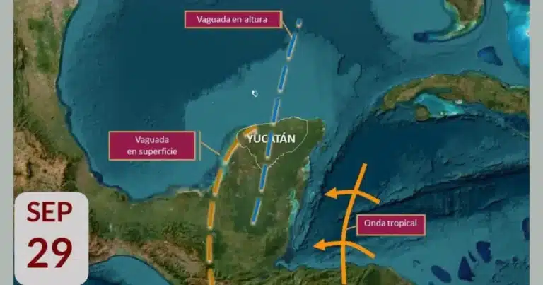 clima hoy en yucatán fuertes lluvias y calor de hasta 39 grados