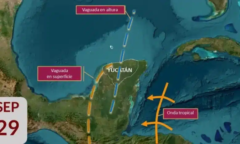 clima hoy en yucatán fuertes lluvias y calor de hasta 39 grados