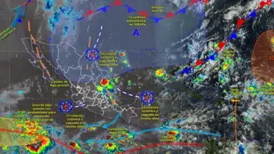 el pronóstico nacional contempla lluvias intensas, fuertes rachas de viento y temperaturas de hasta 45 °c este 17 de septiembre.