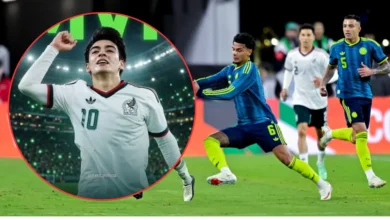 Gilberto Mora debuta con el número 10, empata el México vs Colombia (Fotos de internet)