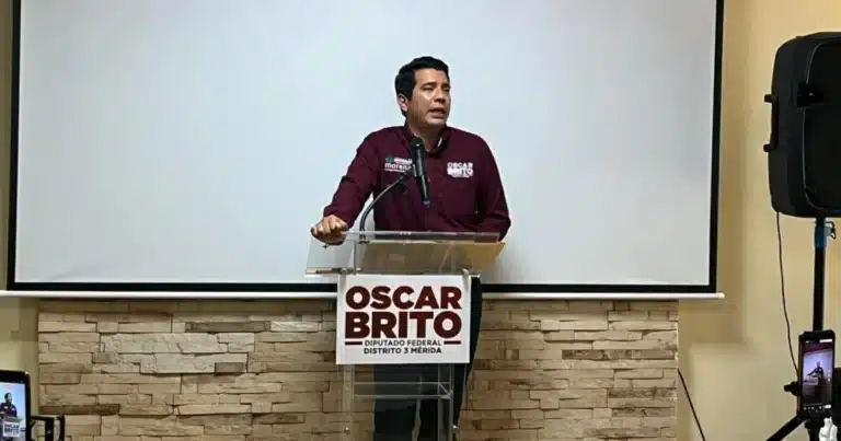El diputado federal por el Distrito 3, Óscar Brito Zapata (Foto de cortesía)