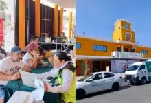 Módulo “CFE en tu colonia” (Foto de cortesía)