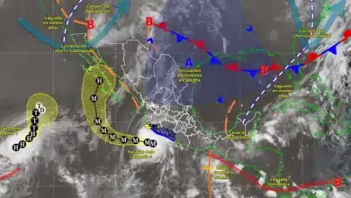 Clima hoy: lluvias por huracán Polo en estos estados, a la espera del frente frío (Imagen de Conagua)