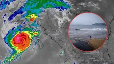 Huracán Polo se acerca a BCS con lluvias torrenciales, activan refugios (Imágenes de internet)
