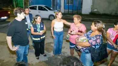 Familias reciben apoyo tras incendio en asentamiento al sur de Mérida (Foto de cortesía)