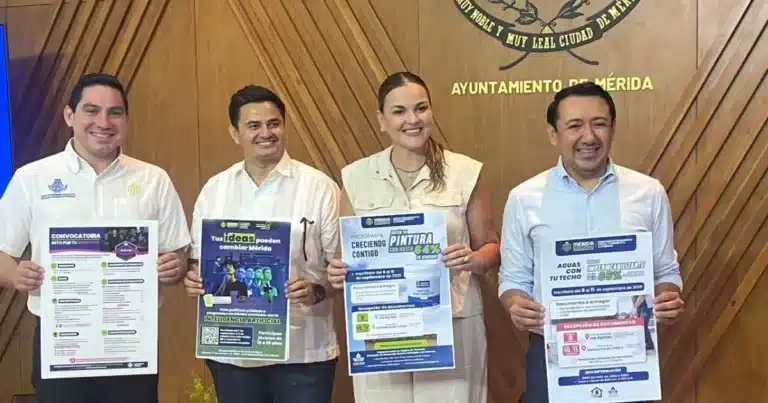 mérida abre convocatorias para subsidios de pintura, impermeabilizantes, bienestar e innovación