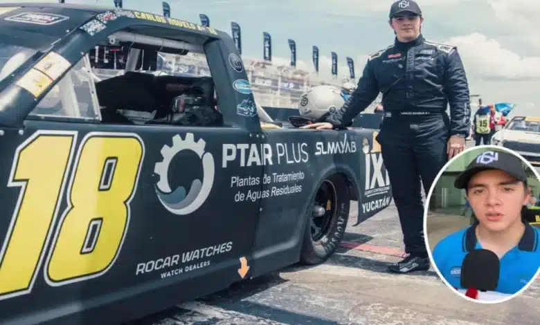 piloto yucateco carlos novelo va por el campeonato en casa