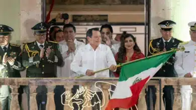 Plaza Grande revienta con miles de personas durante el Grito de Independencia