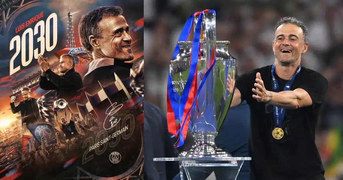PSG renueva a Luis Enrique hasta 2030