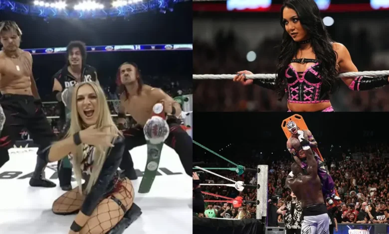Rey Mysterio masacrado y nuevos campeones la locura de Triplemanía 34 en Las Vegas (Fotos Getty Images, Fox News, Redes Sociales)