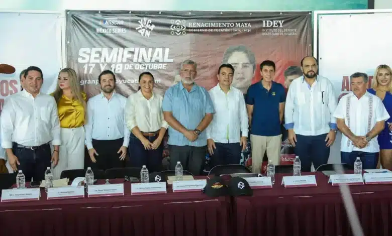 rugirán los motores en yucatán con la semifinal de nascar méxico