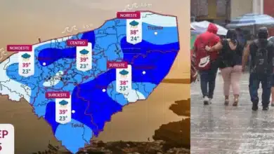 Se prevé lluvias fuertes y calor de 39°C este sábado