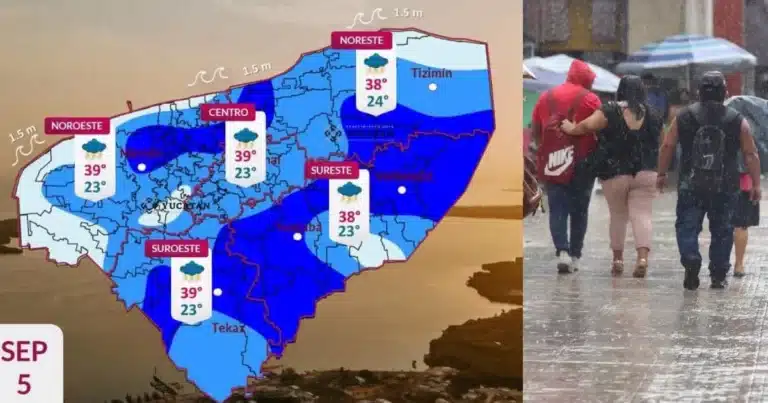 Se prevé lluvias fuertes y calor de 39°C este sábado