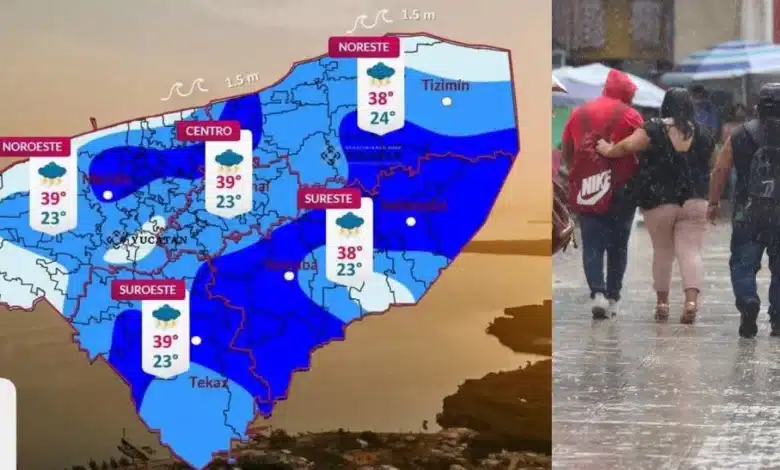 Se prevé lluvias fuertes y calor de 39°C este sábado