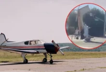 avioneta se estrella en una calle de california