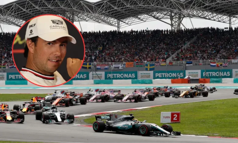 checo pérez termina 19º en el gp de baréin