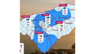 clima hoy en yucatán habrá lluvias y calor de hasta 37 grados este martes